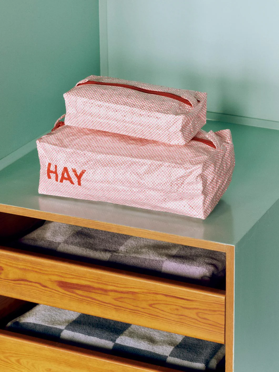 Candy Mono Wash Bag, Box Set of 3, Pink - Image 2