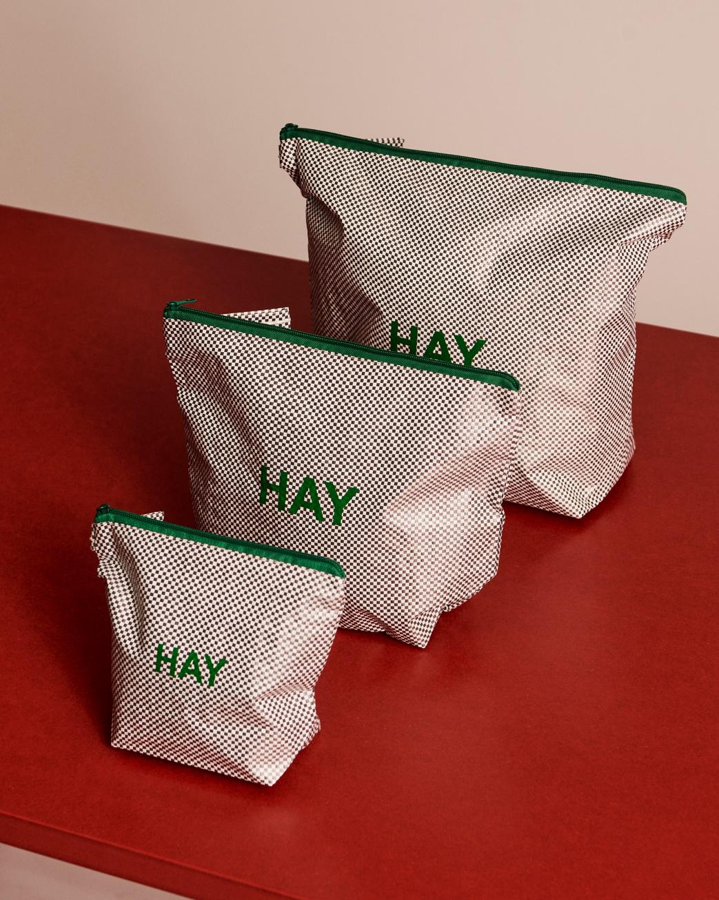 Candy Mono Wash Bag, Wash Set of 3, Grey - Image 2