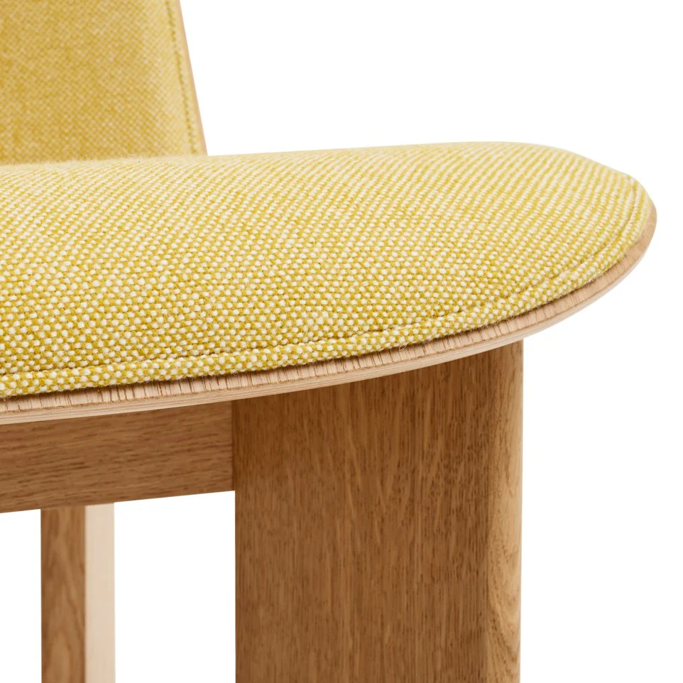 Chisel Lounge Chair - Front Uph, Oak - Image 3