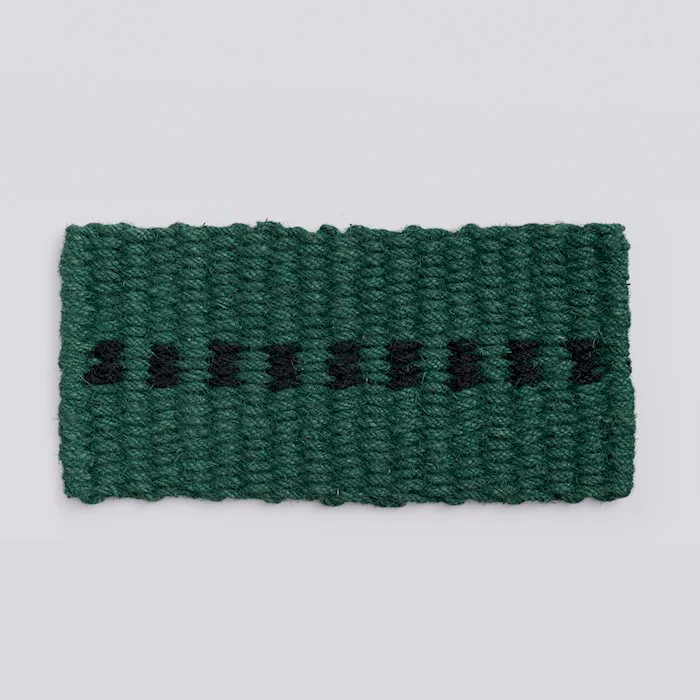 Coco Door Mat - Dot - Dark Green, Black
