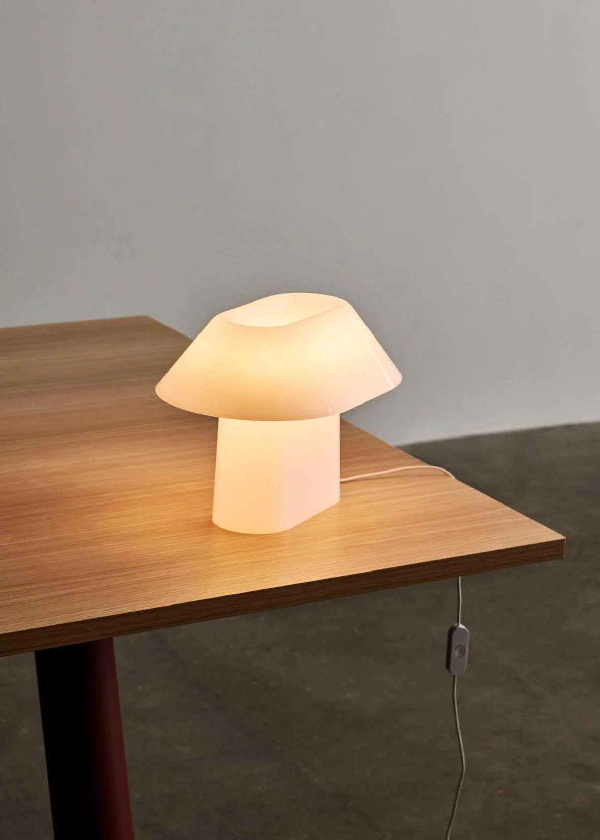 Drome Table Lamp - White Opal Acrylic - Image 3