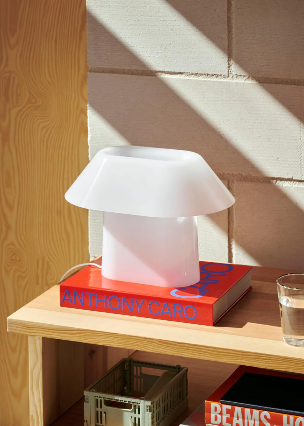 Drome Table Lamp - White Opal Acrylic - Image 9