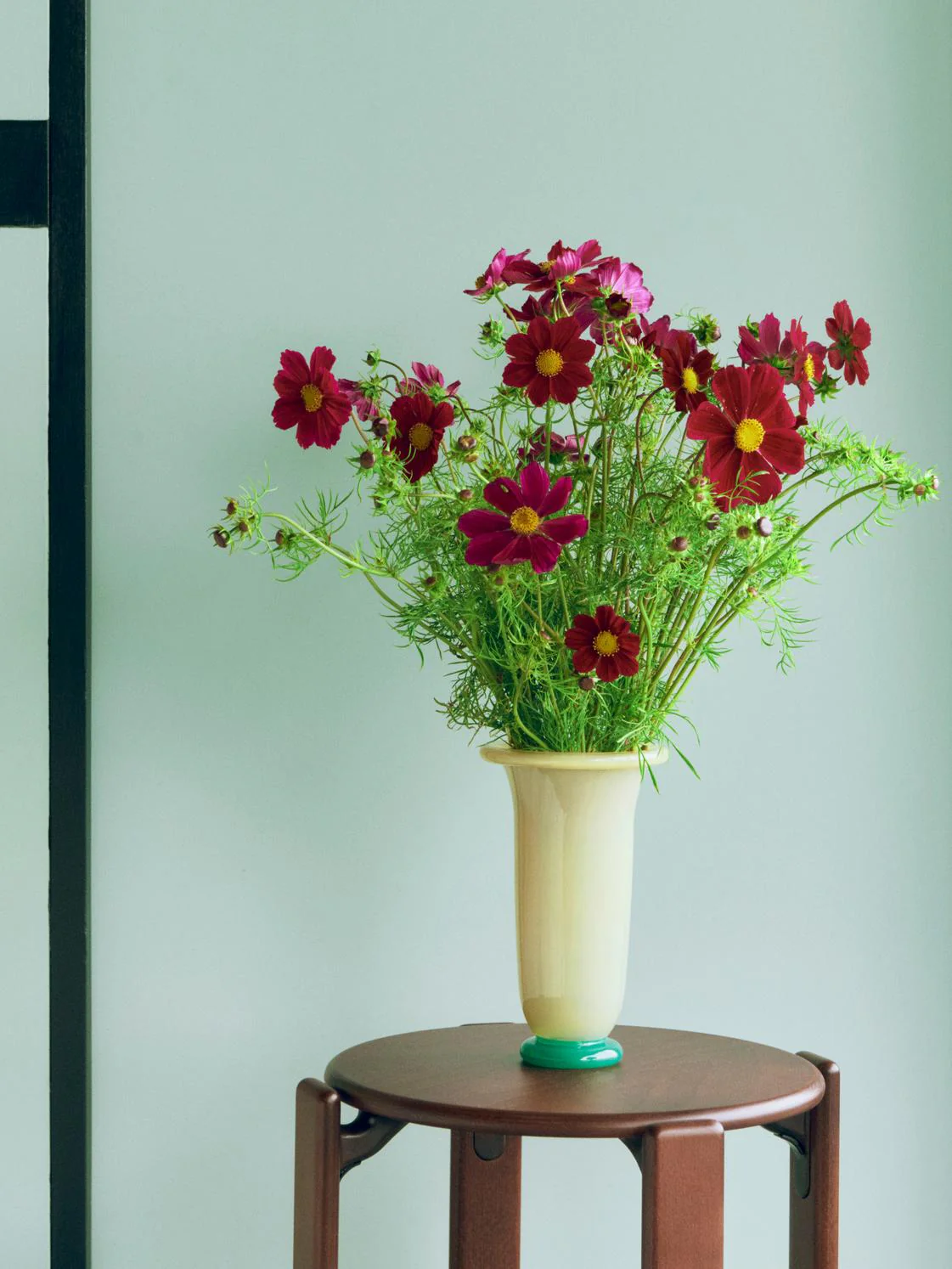 Empire Vase- L, Sand w/ Lemon Rim, Grn B - Image 5