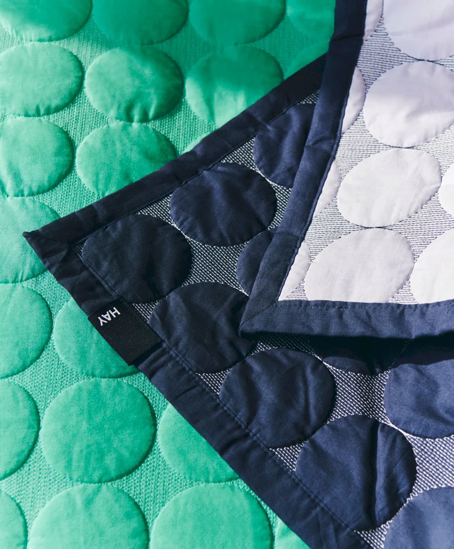 Mega Dot Quilt - L 260x260,Sea Green - Image 2