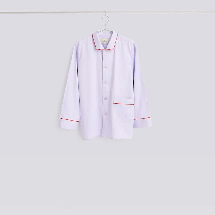 Outline Pyjama Long Sleeve Shirt - M/L Lavender