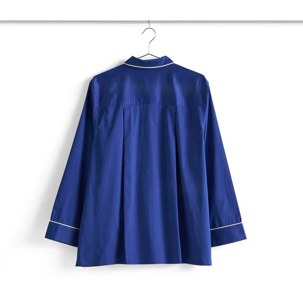 Outline Pyjama Long Sleeve Shirt - M/L Vivid Blue - Image 4