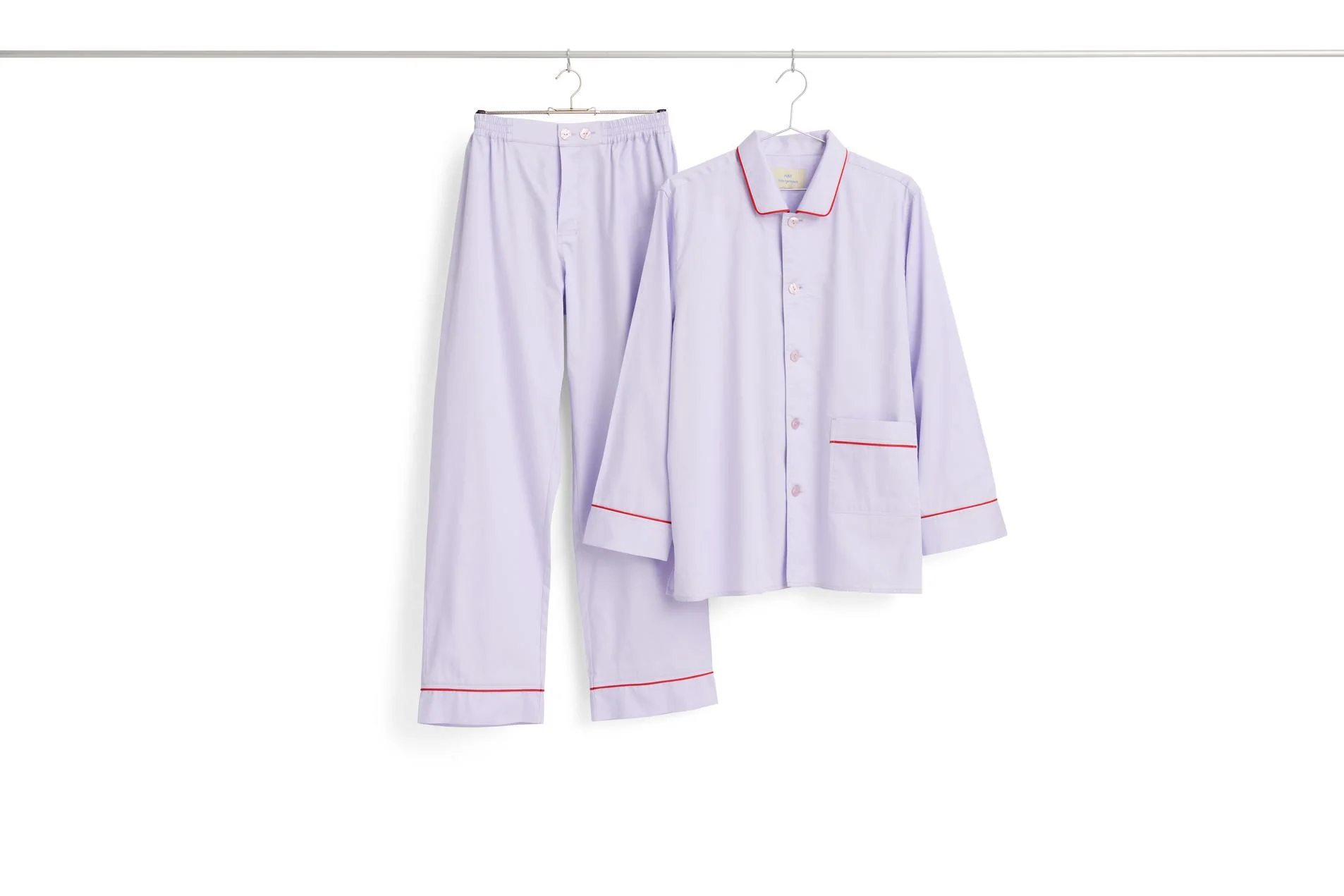 Outline Pyjama Long Sleeve Shirt - XS/S Lavender - Image 3
