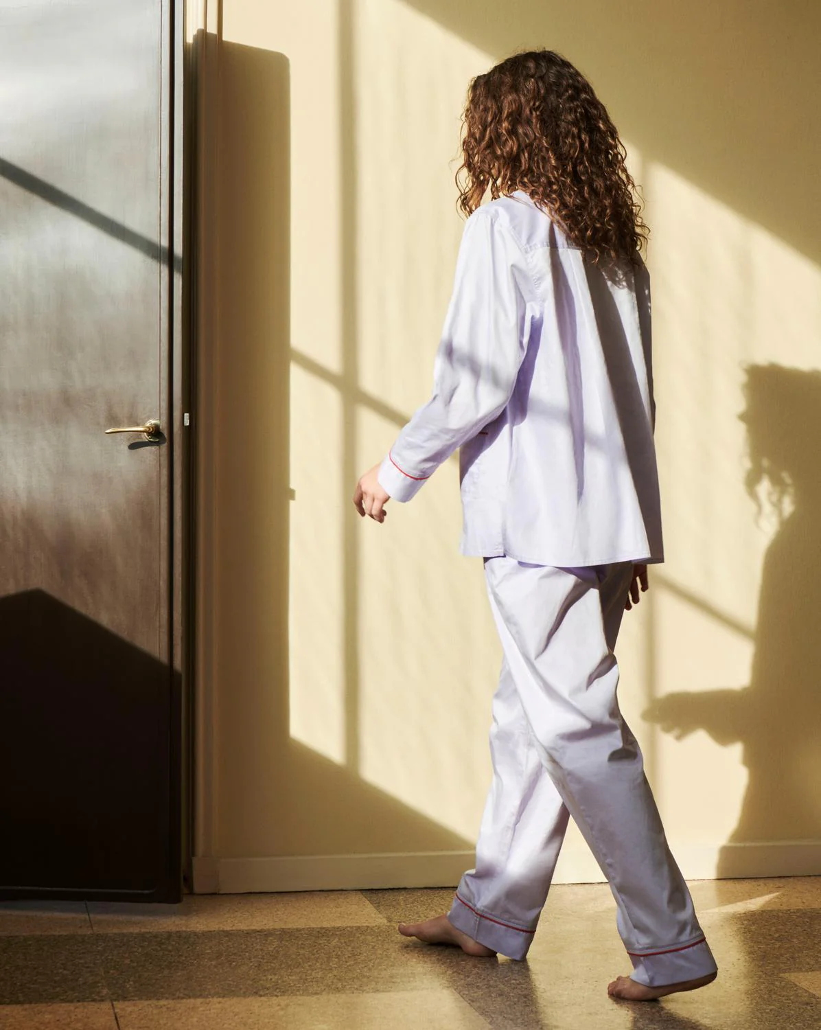 Outline Pyjama Long Sleeve Shirt - XS/S Lavender - Image 6
