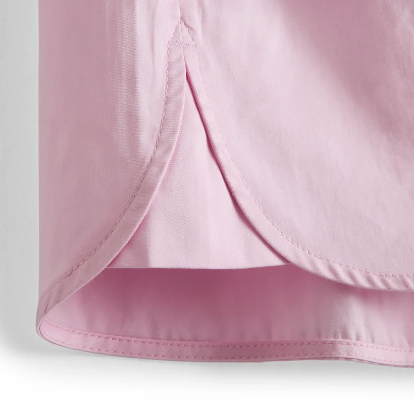 Outline Pyjama Short Sleeve Shirt - S/M Soft Pink - Image 7