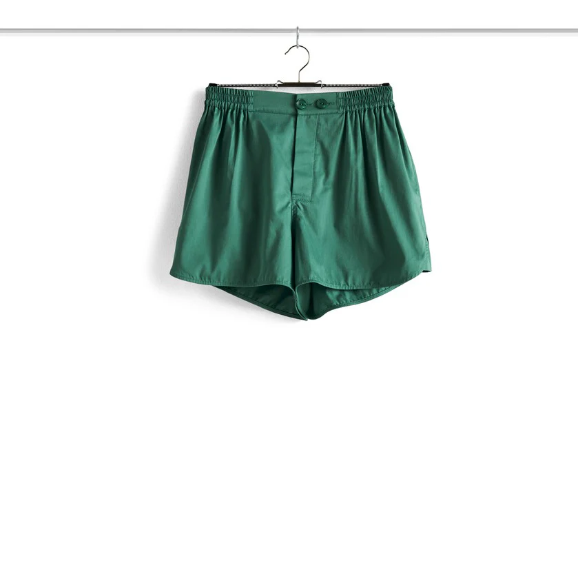 Outline Pyjama Shorts - S/M Emerald Green