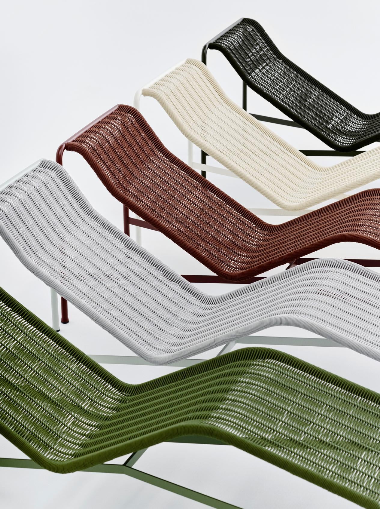 Palissade Cord Chaise Longue - Image 4