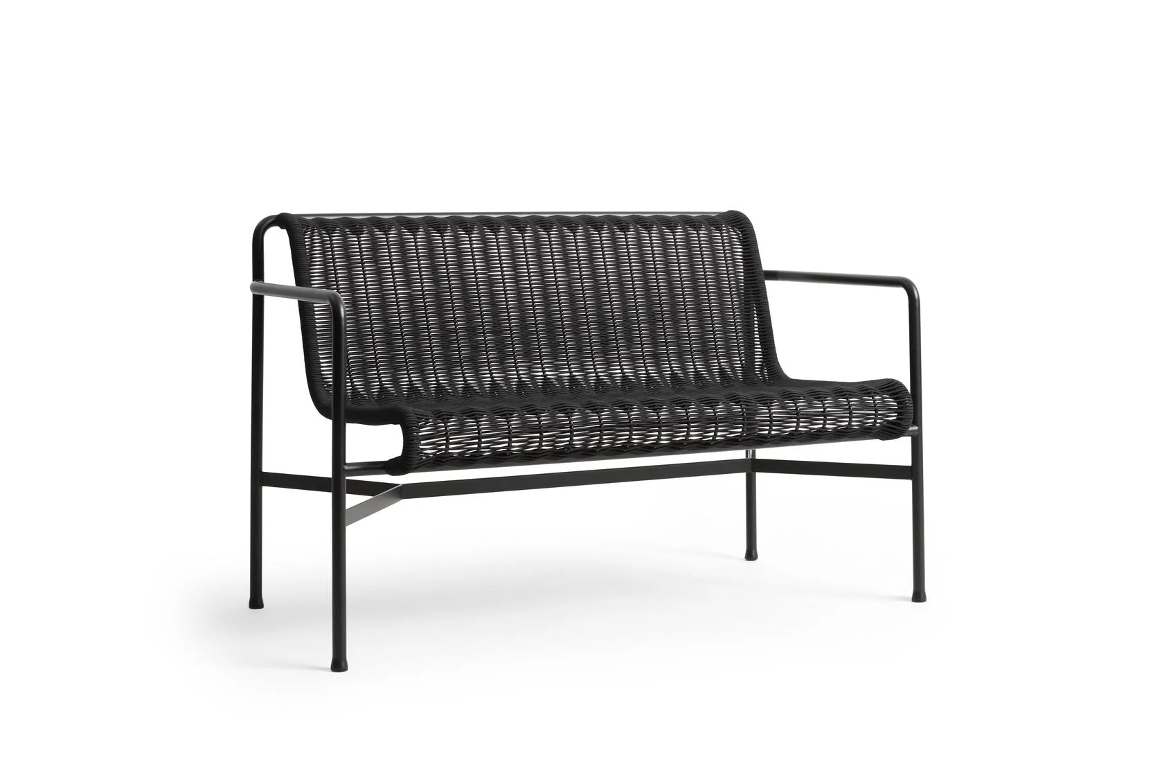 Palissade Cord Dining Bench w. Armrest - Image 3