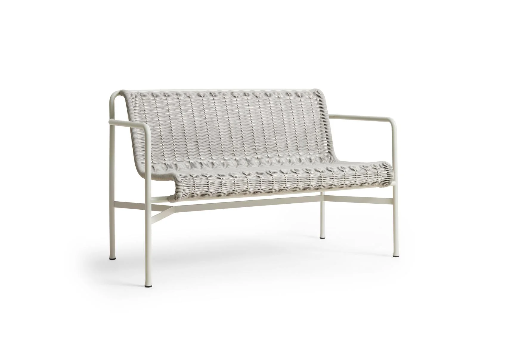 Palissade Cord Dining Bench w. Armrest - Image 6