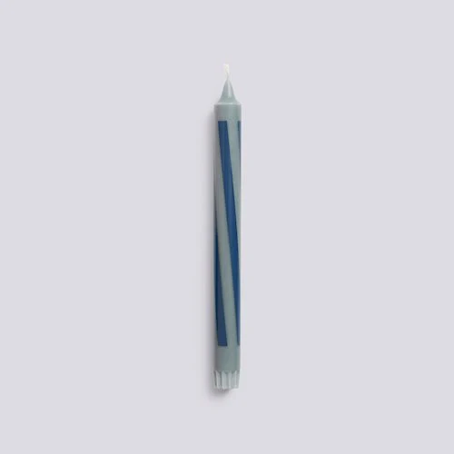Pattern Candle - Antrachite & Dark Blue
