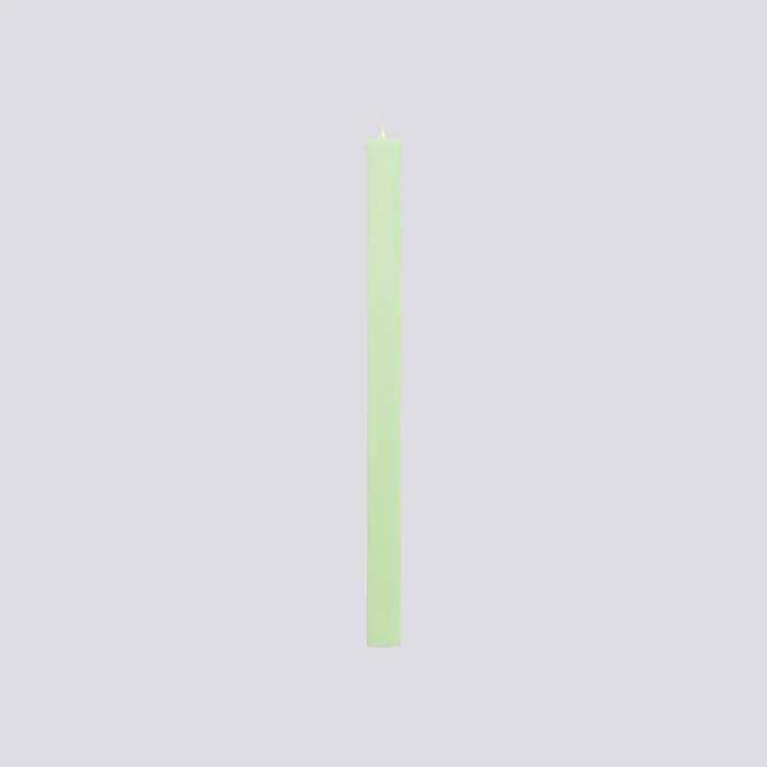 Square Candle - Light Green