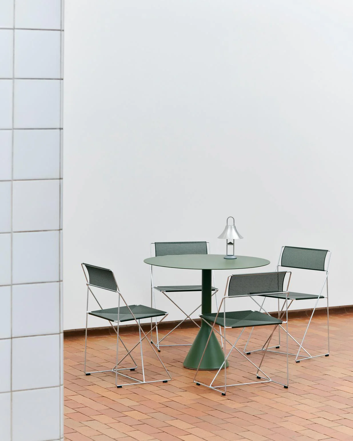 X-Line Outdoor Chair, Hot Galvanised - Image 2